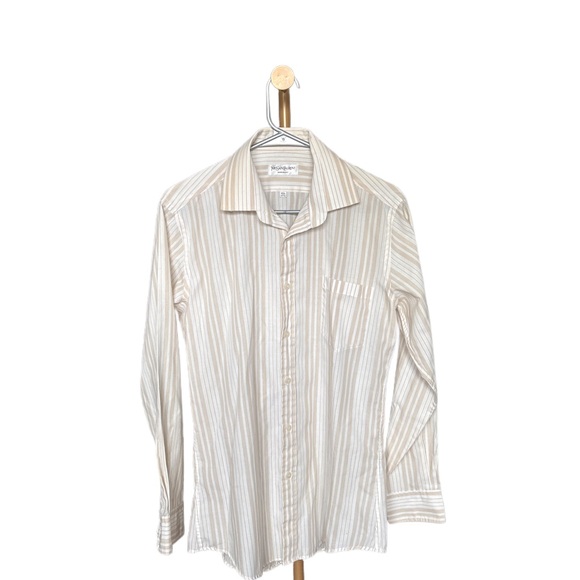 YSL | Vintage Striped Button-Up Shirt - Picture 5 of 5